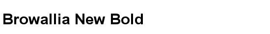 Browallia New Bold - Download Thousands of Free Fonts at FontZone.net