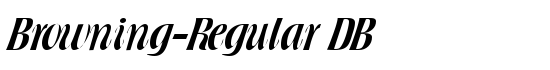 Browning-Regular DB - Download Thousands of Free Fonts at FontZone.net