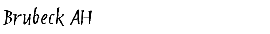 Brubeck AH - Download Thousands of Free Fonts at FontZone.net