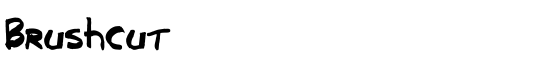 Brushcut - Download Thousands of Free Fonts at FontZone.net
