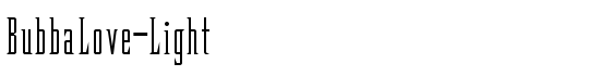 BubbaLove-Light - Download Thousands of Free Fonts at FontZone.net