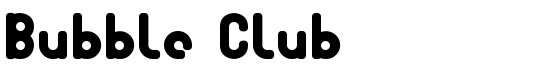 Bubble Club - Download Thousands of Free Fonts at FontZone.net