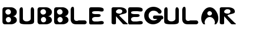 Bubble Regular - Download Thousands of Free Fonts at FontZone.net