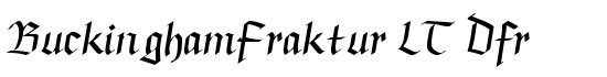 BuckinghamFraktur LT Dfr - Download Thousands of Free Fonts at FontZone.net