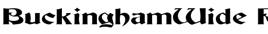 BuckinghamWide Regular - Download Thousands of Free Fonts at FontZone.net