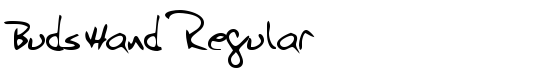 BudsHand Regular - Download Thousands of Free Fonts at FontZone.net