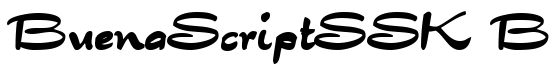 BuenaScriptSSK Bold - Download Thousands of Free Fonts at FontZone.net