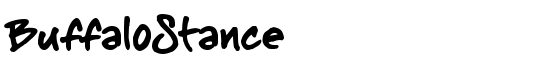 BuffaloStance - Download Thousands of Free Fonts at FontZone.net