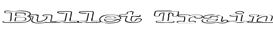 Bullet Train - Download Thousands of Free Fonts at FontZone.net