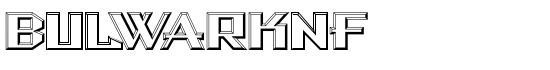 BulwarkNF - Download Thousands of Free Fonts at FontZone.net