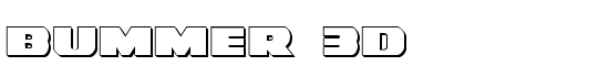 Bummer 3D - Download Thousands of Free Fonts at FontZone.net