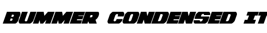Bummer Condensed Italic - Download Thousands of Free Fonts at FontZone.net