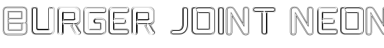 Burger Joint Neon Contour JL - Download Thousands of Free Fonts at FontZone.net