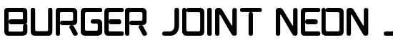Burger Joint Neon JL - Download Thousands of Free Fonts at FontZone.net