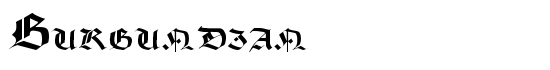 Burgundian - Download Thousands of Free Fonts at FontZone.net