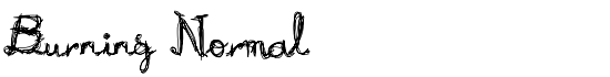 Burning Normal - Download Thousands of Free Fonts at FontZone.net