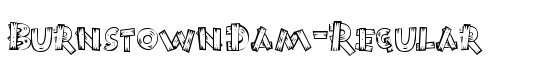 BurnstownDam-Regular - Download Thousands of Free Fonts at FontZone.net