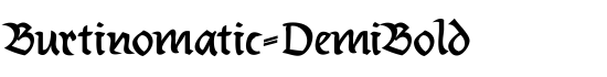 Burtinomatic-DemiBold - Download Thousands of Free Fonts at FontZone.net