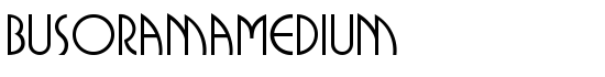 BusoramaMedium - Download Thousands of Free Fonts at FontZone.net