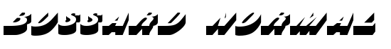 Bussard Normal - Download Thousands of Free Fonts at FontZone.net