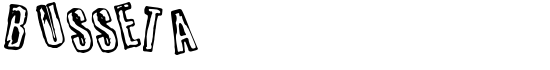 busseta - Download Thousands of Free Fonts at FontZone.net