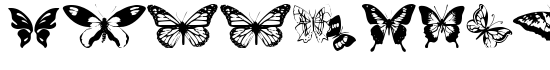 ButterfliesRegular - Download Thousands of Free Fonts at FontZone.net