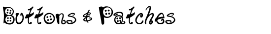 Buttons & Patches - Download Thousands of Free Fonts at FontZone.net