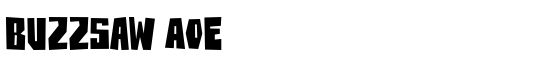 buzzsaw-aoe - Download Thousands of Free Fonts at FontZone.net