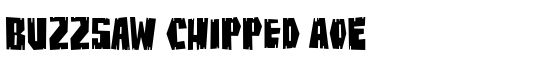 BuzzSaw Chipped AOE - Download Thousands of Free Fonts at FontZone.net