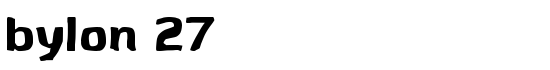bylon 27 - Download Thousands of Free Fonts at FontZone.net