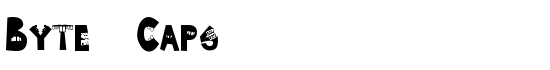 Byte  Caps - Download Thousands of Free Fonts at FontZone.net