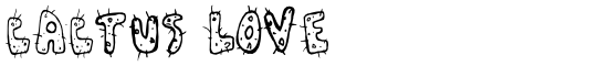 Cactus Love - Download Thousands of Free Fonts at FontZone.net