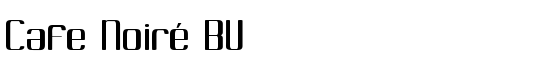 Cafe NoirÃ© BV - Download Thousands of Free Fonts at FontZone.net
