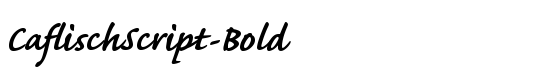 CaflischScript-Bold - Download Thousands of Free Fonts at FontZone.net