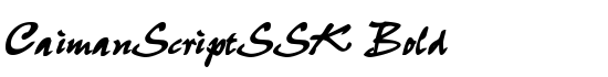 CaimanScriptSSK Bold - Download Thousands of Free Fonts at FontZone.net