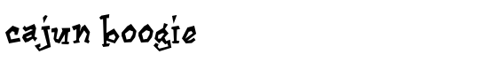Cajun Boogie - Download Thousands of Free Fonts at FontZone.net