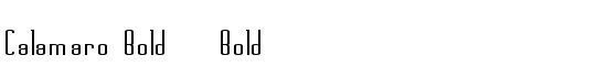 Calamaro-Bold Bold - Download Thousands of Free Fonts at FontZone.net