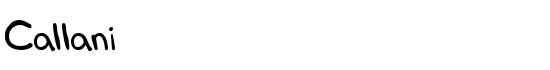 Callani - Download Thousands of Free Fonts at FontZone.net
