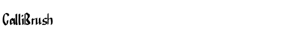 CalliBrush - Download Thousands of Free Fonts at FontZone.net