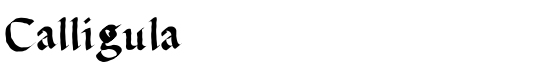 Calligula - Download Thousands of Free Fonts at FontZone.net