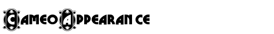 CameoAppearance - Download Thousands of Free Fonts at FontZone.net