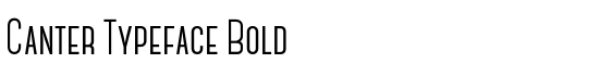 Canter Typeface Bold - Download Thousands of Free Fonts at FontZone.net