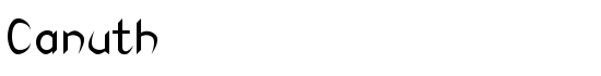 Canuth - Download Thousands of Free Fonts at FontZone.net