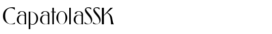 CapatolaSSK - Download Thousands of Free Fonts at FontZone.net