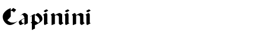Capinini - Download Thousands of Free Fonts at FontZone.net