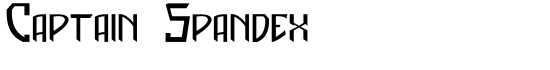 Captain Spandex - Download Thousands of Free Fonts at FontZone.net