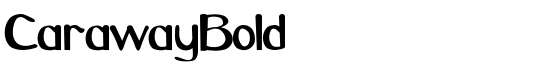 CarawayBold - Download Thousands of Free Fonts at FontZone.net
