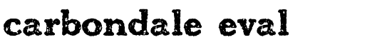 carbondale eval - Download Thousands of Free Fonts at FontZone.net