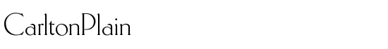 CarltonPlain - Download Thousands of Free Fonts at FontZone.net