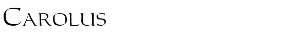 Carolus - Download Thousands of Free Fonts at FontZone.net